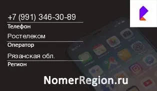 Кто звонил с 9913463089 - регион и оператор